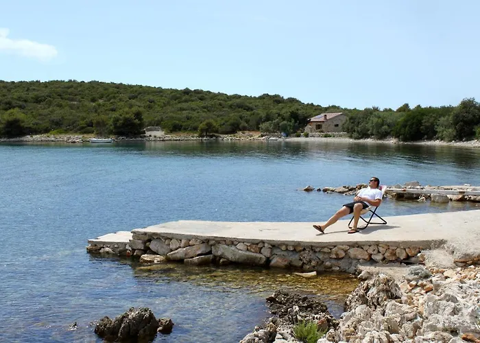 Secluded Fisherman's Cove Soline, Pasman - 8222 Semesterbostad Kraj (Zadar)